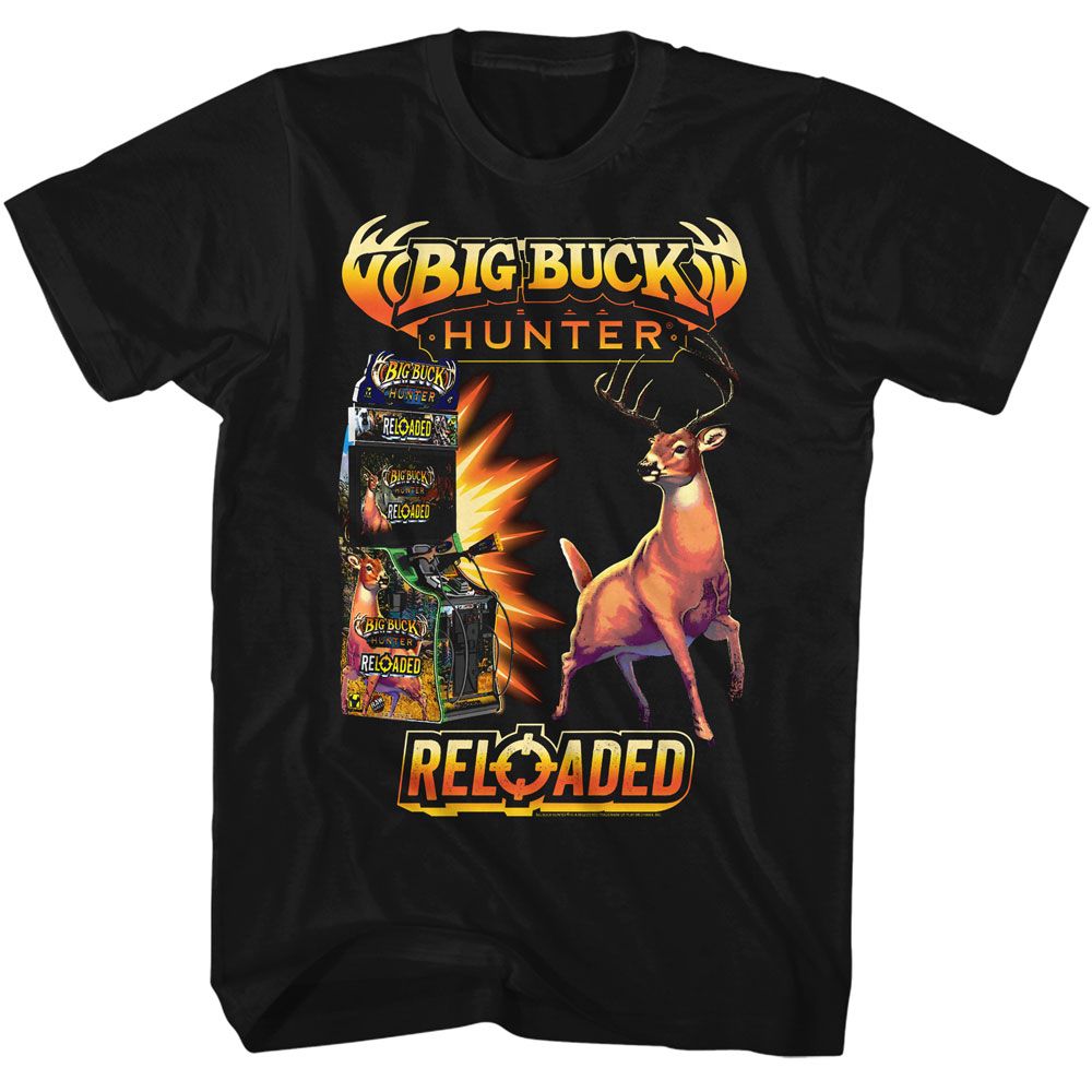 BIG BUCK HUNTER Eye-Catching T-Shirt, RELOADED CABINET