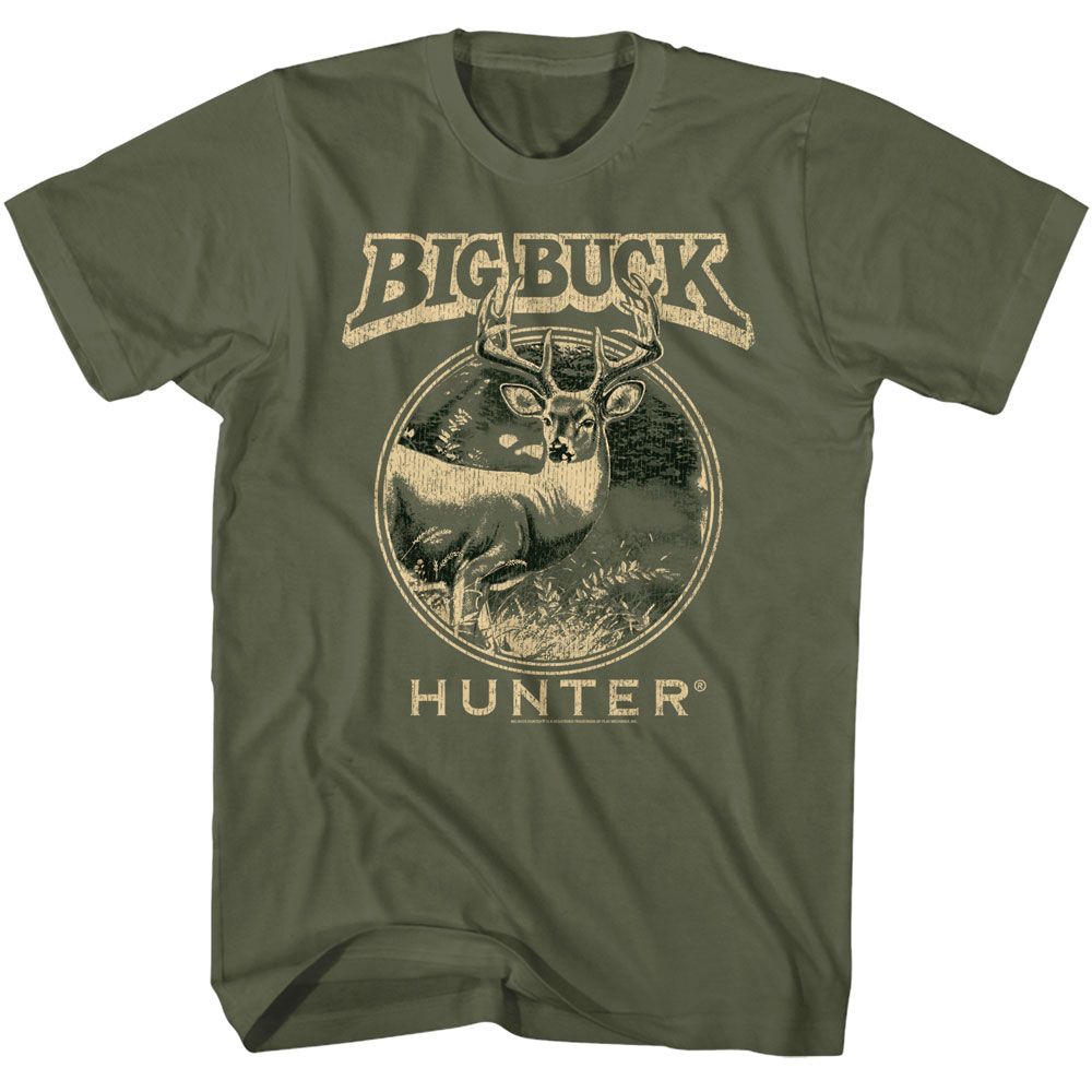 BIG BUCK HUNTER Eye-Catching T-Shirt, TWO TONE BUCK