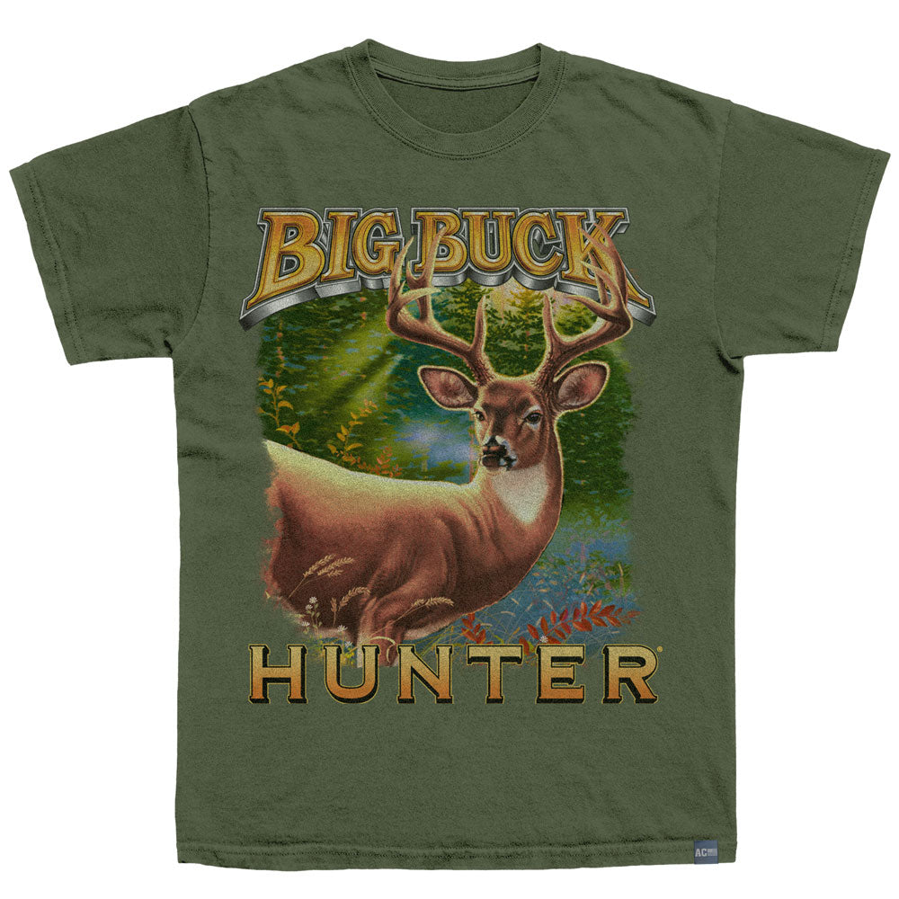 BIG BUCK HUNTER Made in USA T-Shirt, DEER