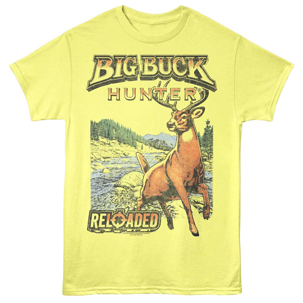BIG BUCK HUNTER Eye-Catching T-Shirt, NATURE SKETCH