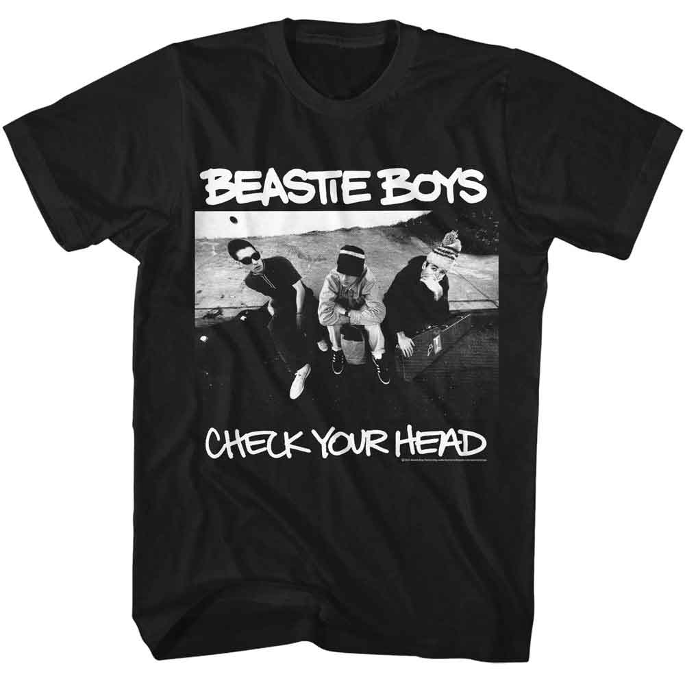 BEASTIE BOYS Eye-Catching T-Shirt, CHECK YOUR HEAD