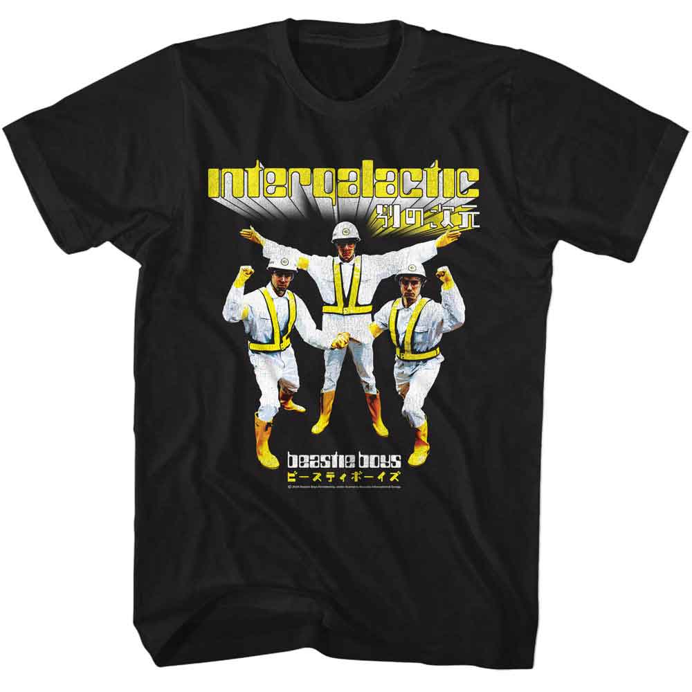 BEASTIE BOYS Eye-Catching T-Shirt, INTERGALACTIC JAPAN