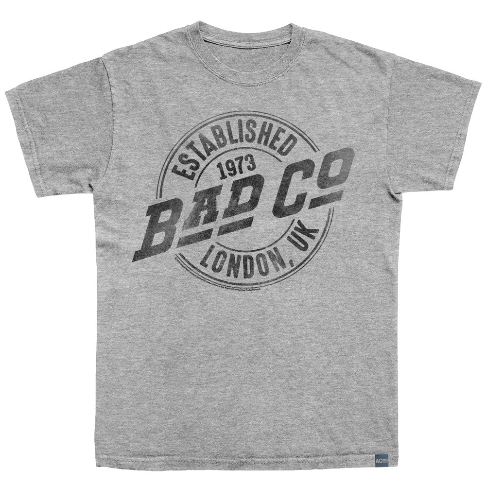 BAD COMPANY Made in USA T-Shirt, FADED LOGO