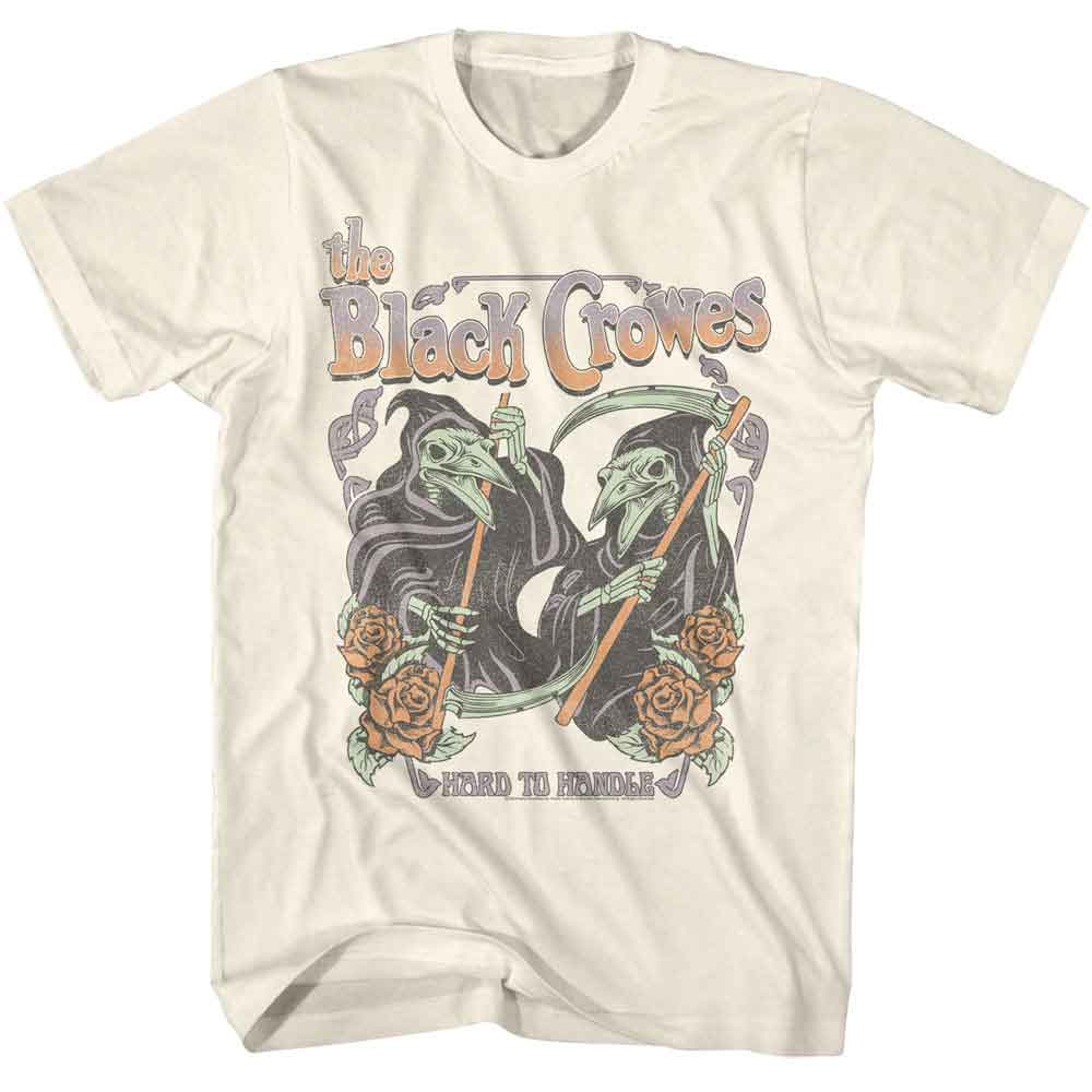 THE BLACK CROWES Eye-Catching T-Shirt, GRIM REAPER CROWS