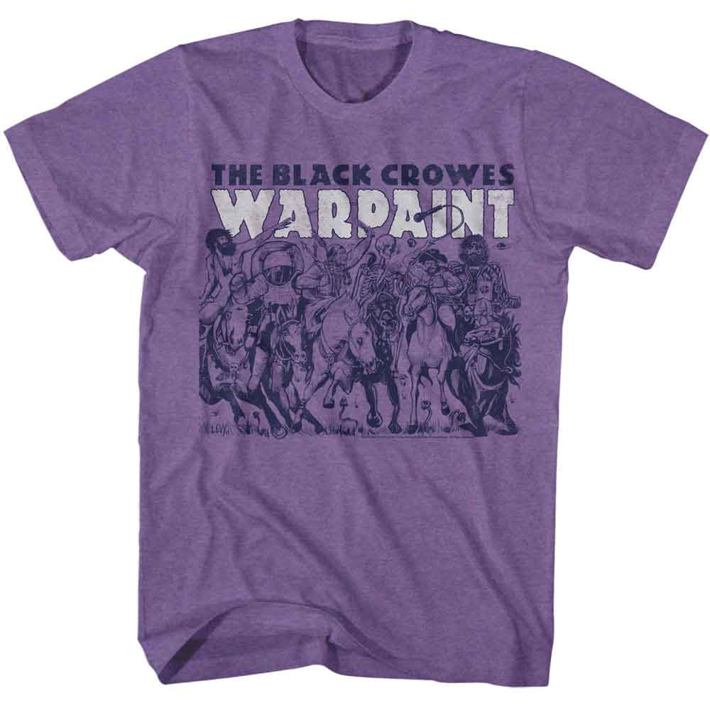 THE BLACK CROWES Eye-Catching T-Shirt, WARPAINT