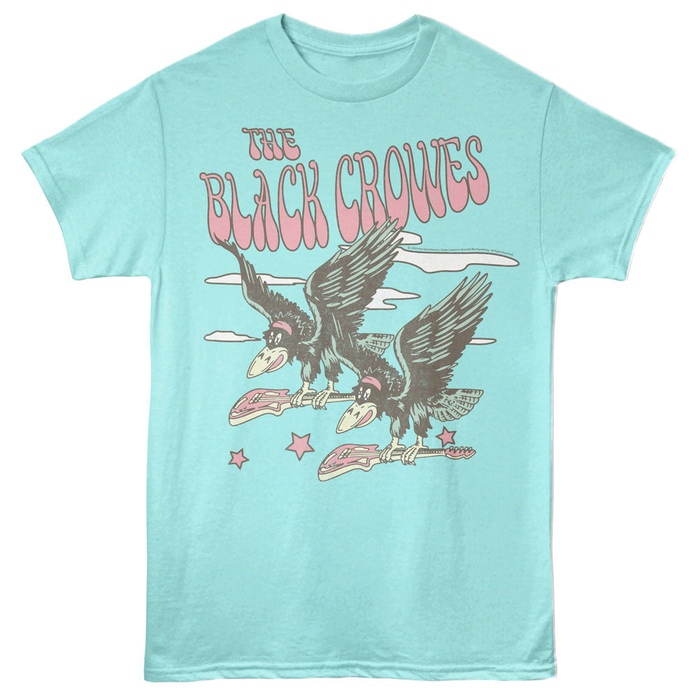 THE BLACK CROWES Eye-Catching T-Shirt, FADED DOUBLE FLY