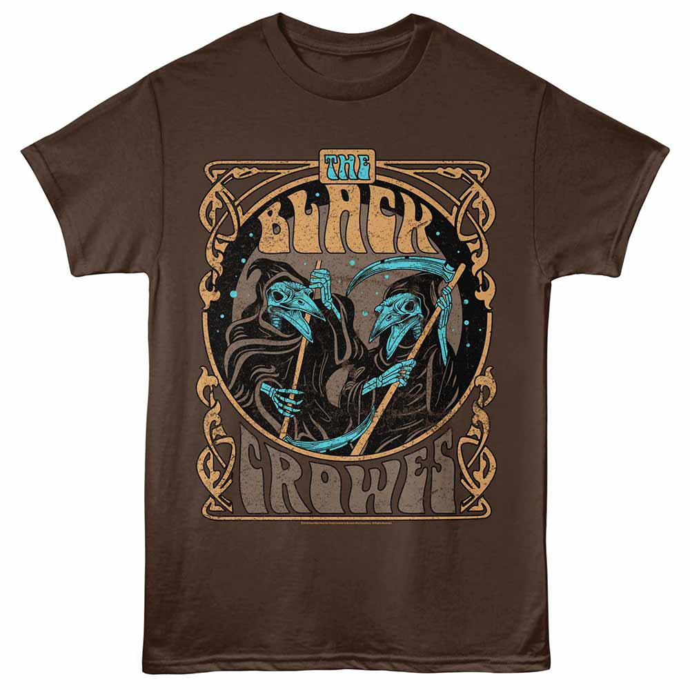 THE BLACK CROWES Eye-Catching T-Shirt, REAPER CROWS