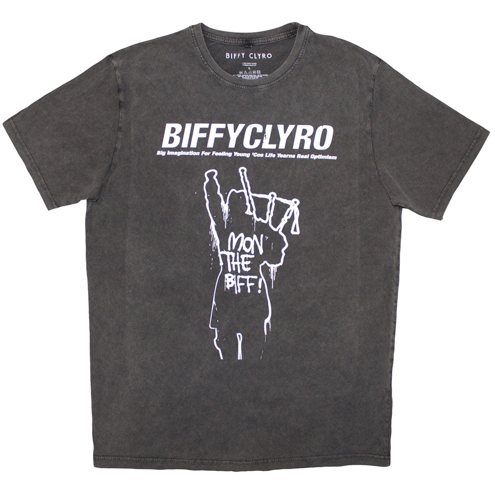 BIFFY CLYRO Stone Wash T-Shirt, Big Imagination