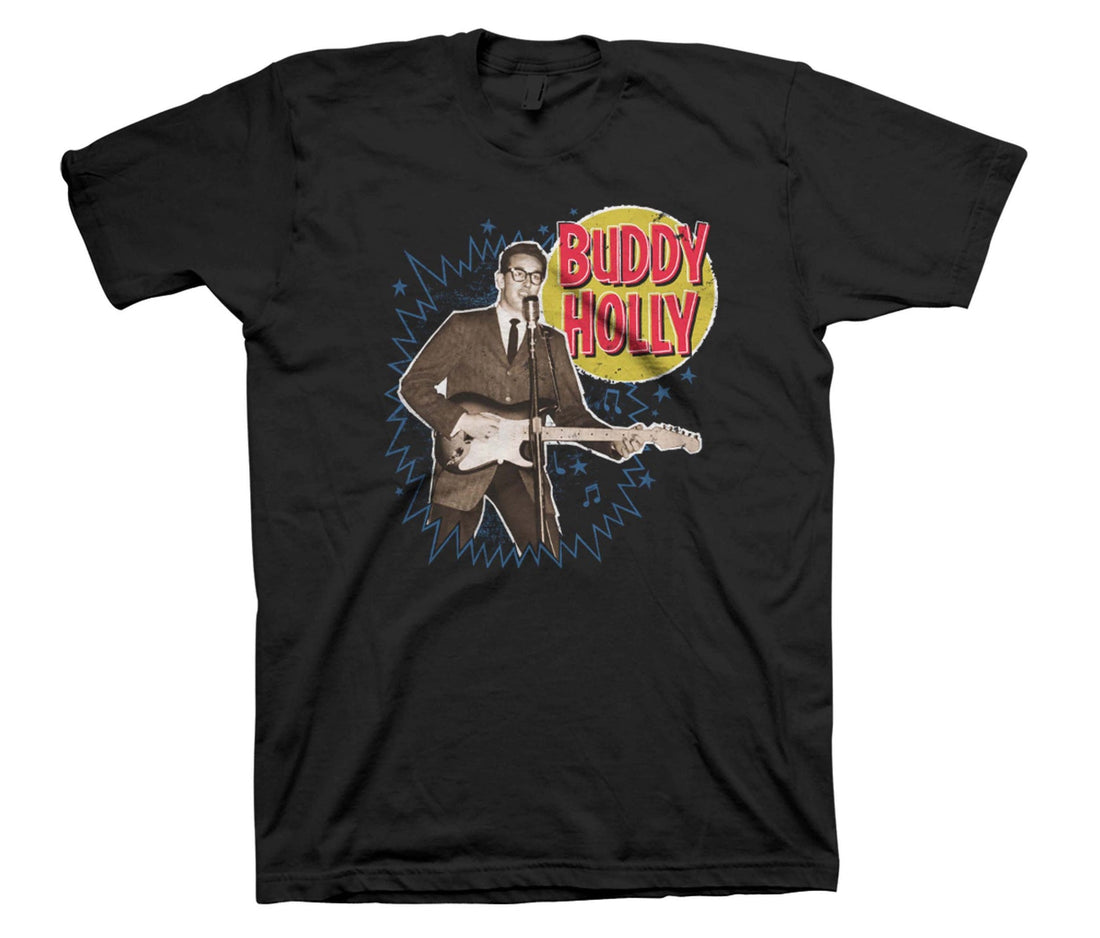 BUDDY HOLLY T-Shirt, Music Burst