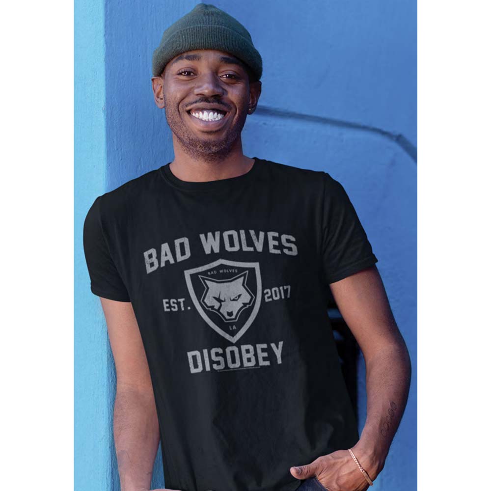 BAD WOLVES Eye-Catching T-Shirt, Disobey