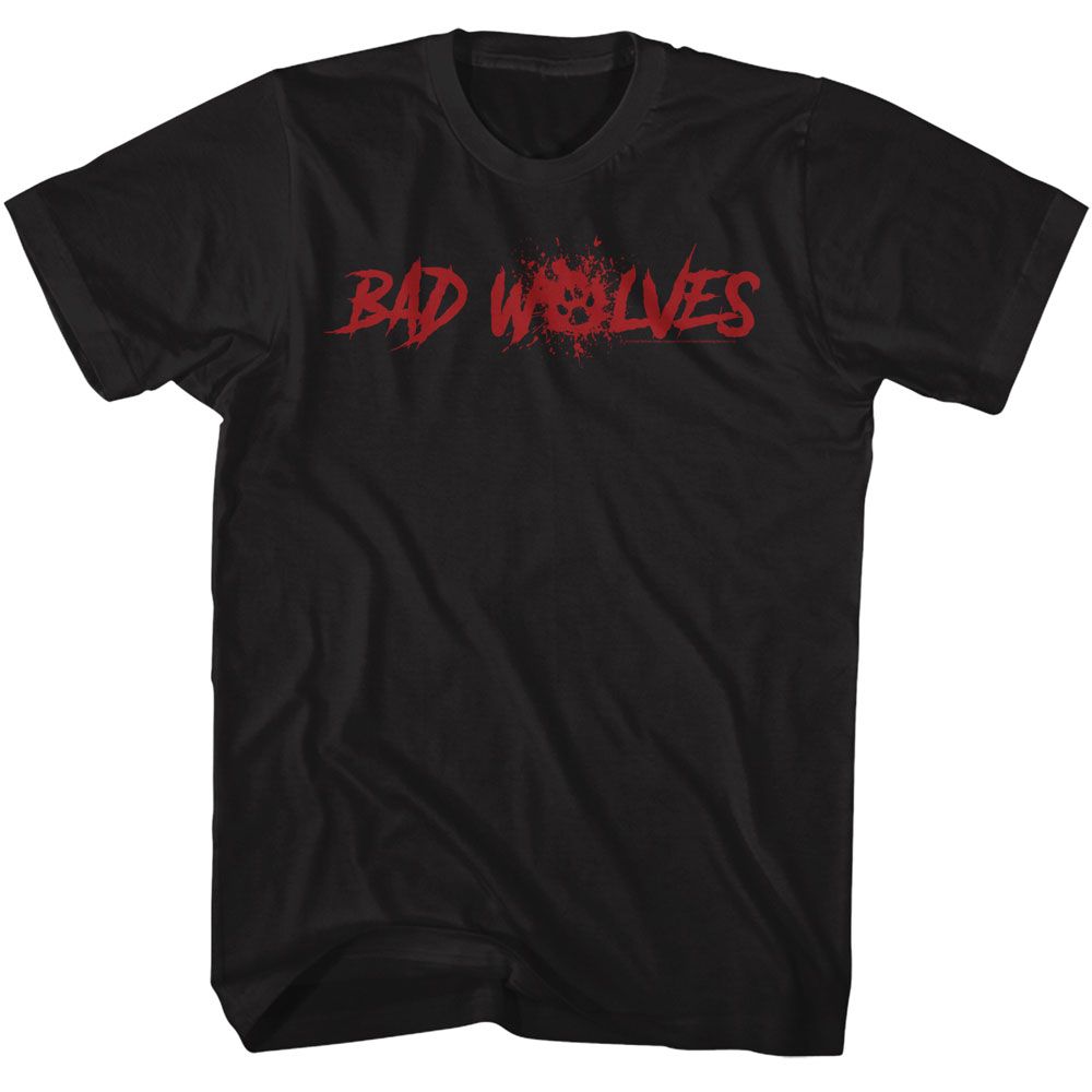 BAD WOLVES Eye-Catching T-Shirt, Splatter Logo