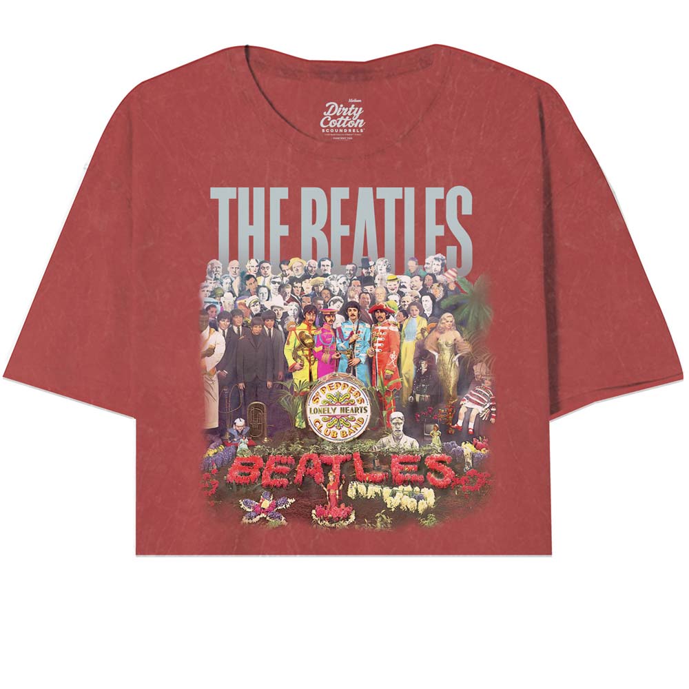 THE BEATLES Oversized Crop, Lonely Hearts Floral