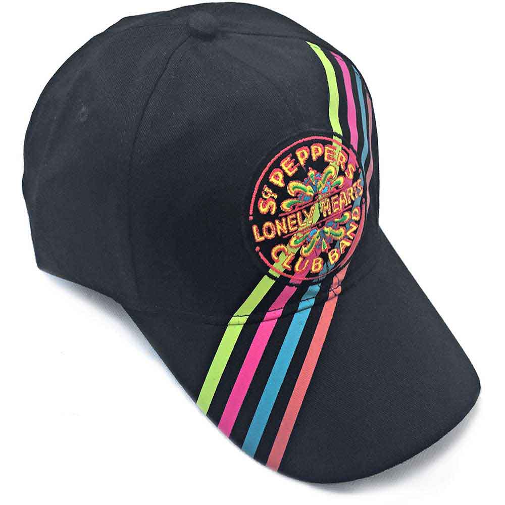 THE BEATLES Baseball Cap, Sgt Pepper Stripes