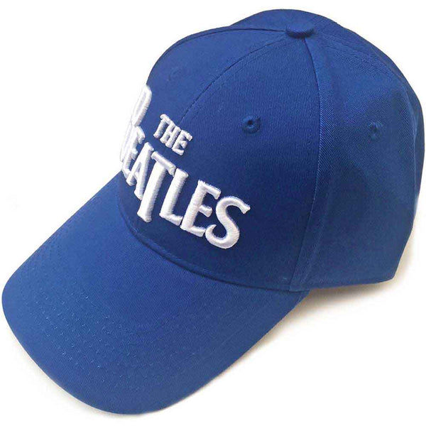 THE BEATLES Baseball Cap, White Drop T Logo