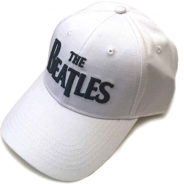 THE BEATLES Baseball Cap, Black Drop T Logo