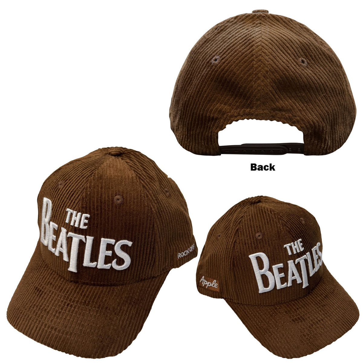 THE BEATLES Baseball Cap, Drop T Logo