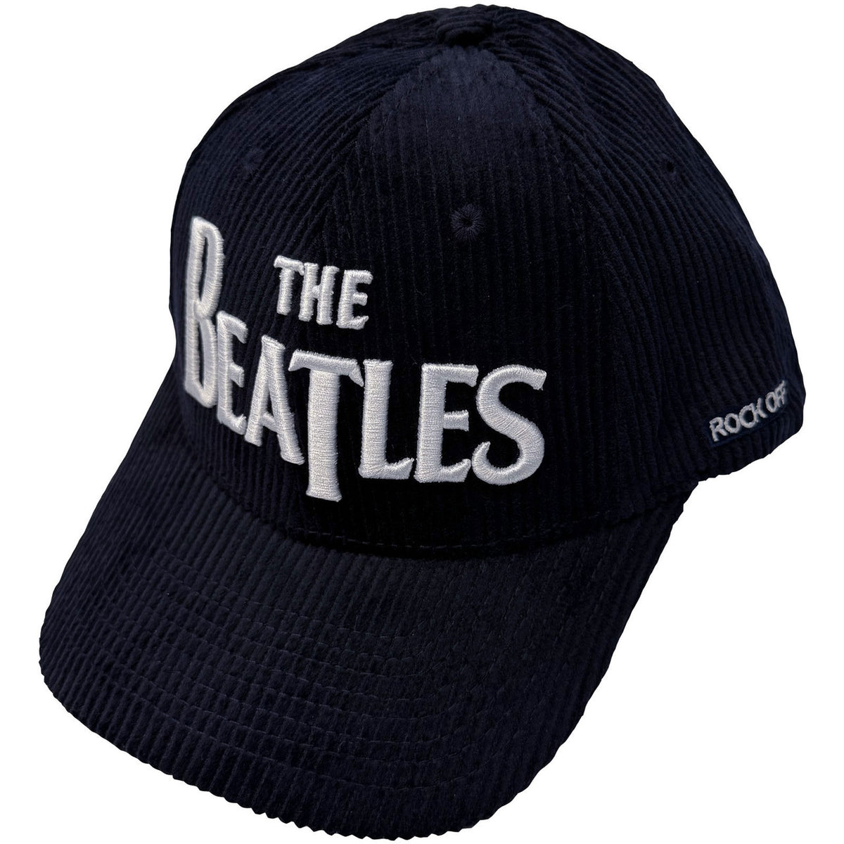 THE BEATLES Baseball Cap, Drop T Logo &amp; Apple Corduroy