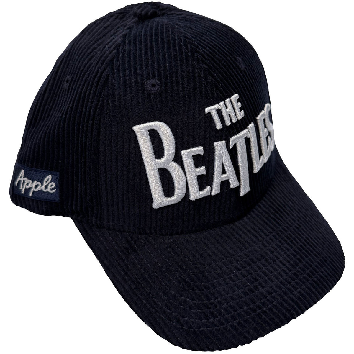THE BEATLES Baseball Cap, Drop T Logo &amp; Apple Corduroy
