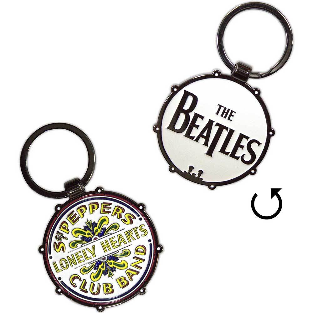 THE BEATLES Keychain, Drop T/sgt Pepper Drum