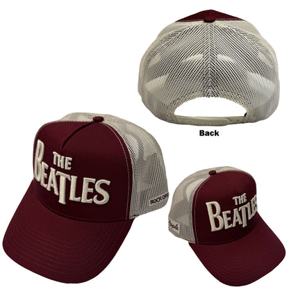 THE BEATLES Baseball Cap, Drop T Logo