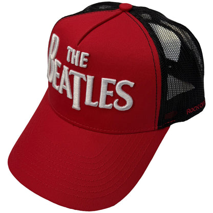 THE BEATLES Baseball Cap, Drop T Logo &amp; Apple