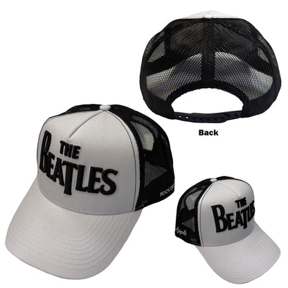 THE BEATLES Baseball Cap, Drop T Logo &amp; Apple