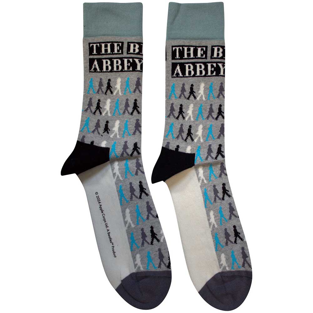 The Beatles Unisex Ankle Socks — Abbey Road Colours Crossing Repeat