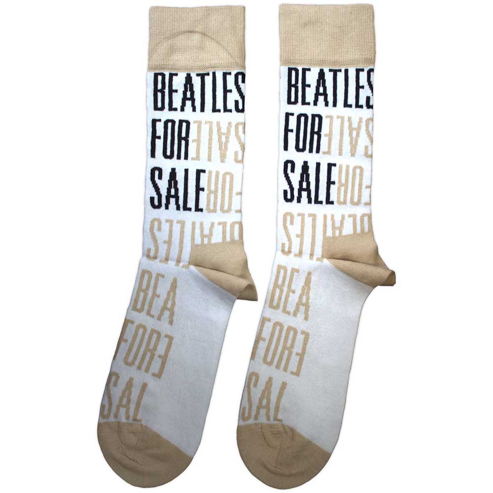 THE BEATLES Unisex Ankle Socks, For Sale Text Repeat