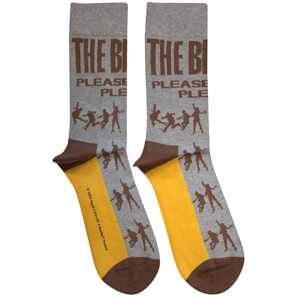 THE BEATLES Unisex Ankle Socks, Please Please Me Silhouettes