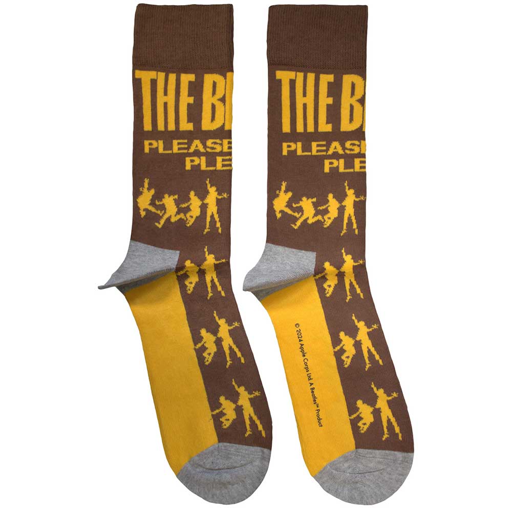 THE BEATLES Unisex Ankle Socks, Please Please Me Silhouettes