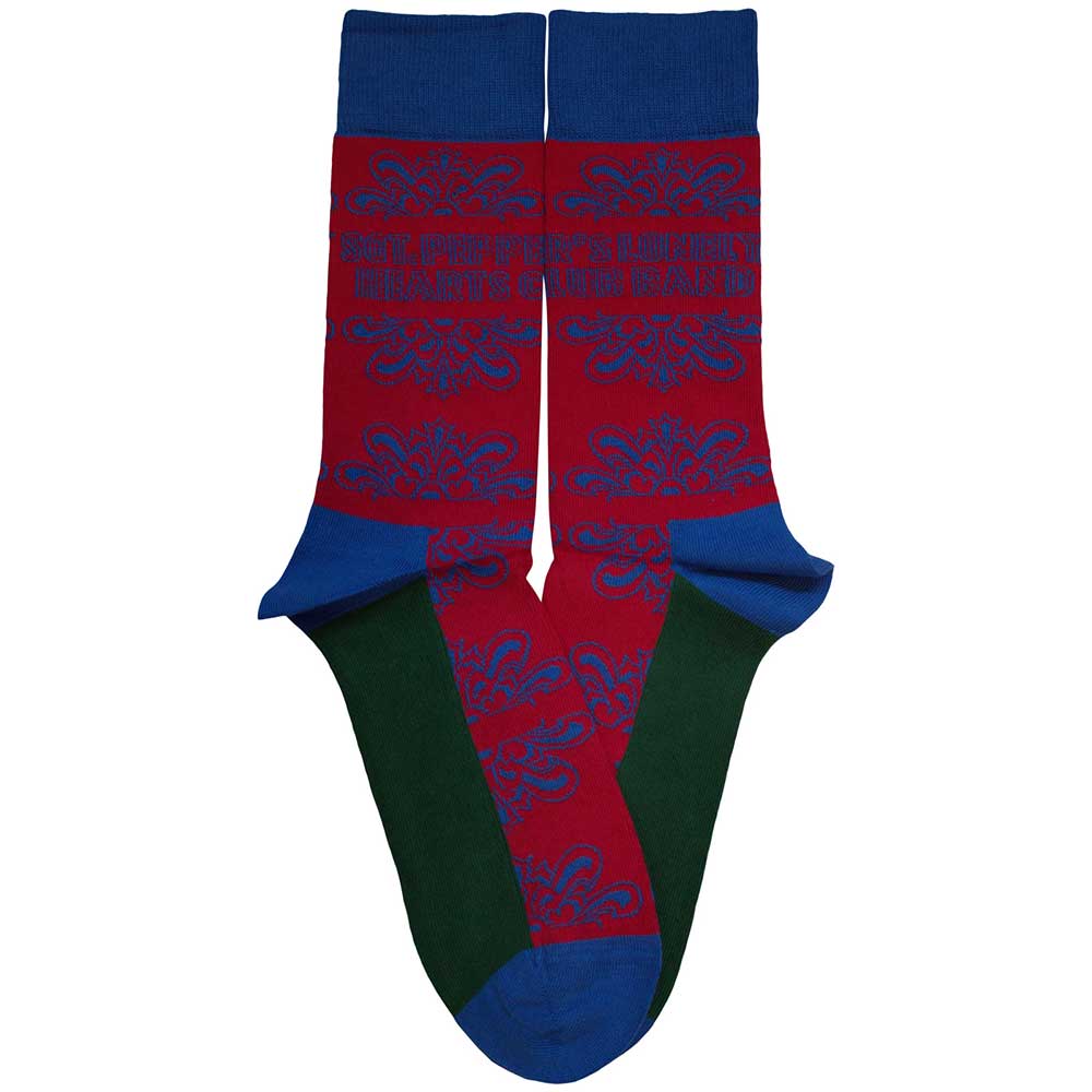 THE BEATLES Unisex Ankle Socks, Sgt Pepper Text Outlines