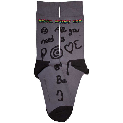 THE BEATLES Unisex Ankle Socks, Magical Mystery Tour All You Need Is Love