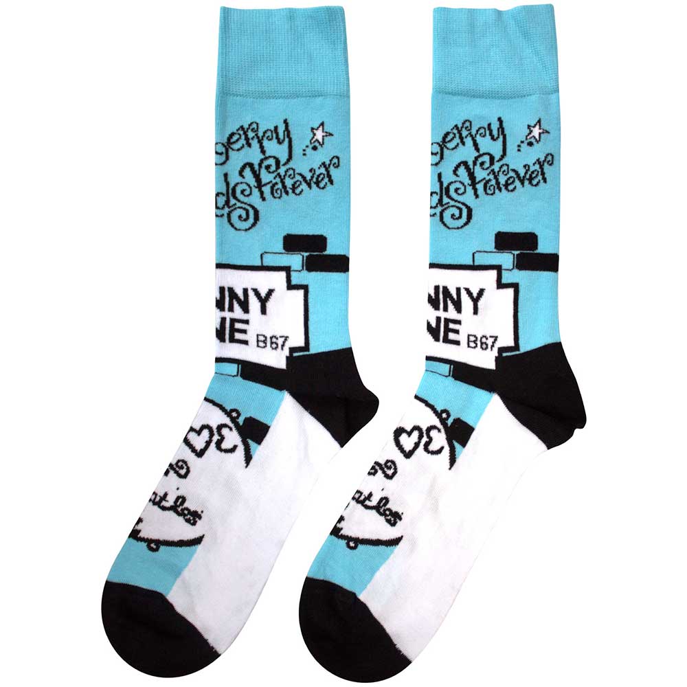 THE BEATLES Unisex Ankle Socks, Strawberry Fields/penny Lane