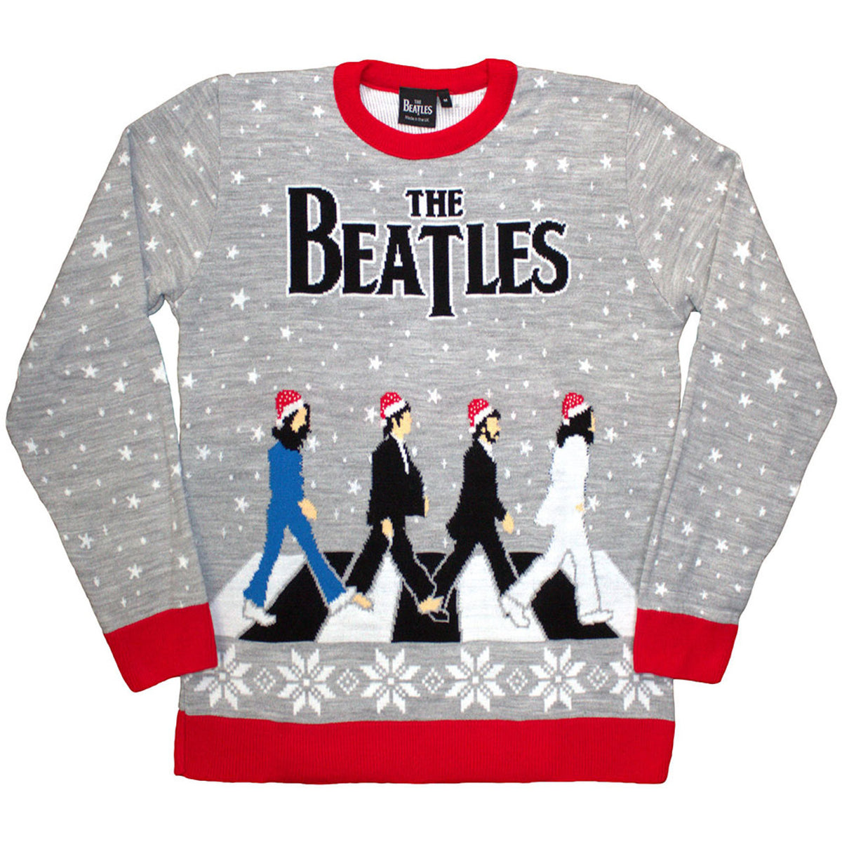 Gray sweater with &