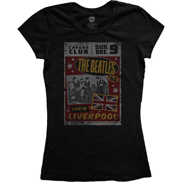 THE BEATLES T-Shirt for Ladies, Live In Liverpool
