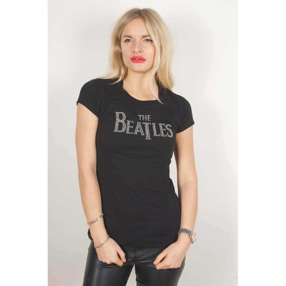 THE BEATLES T-Shirt for Ladies, Drop T Logo