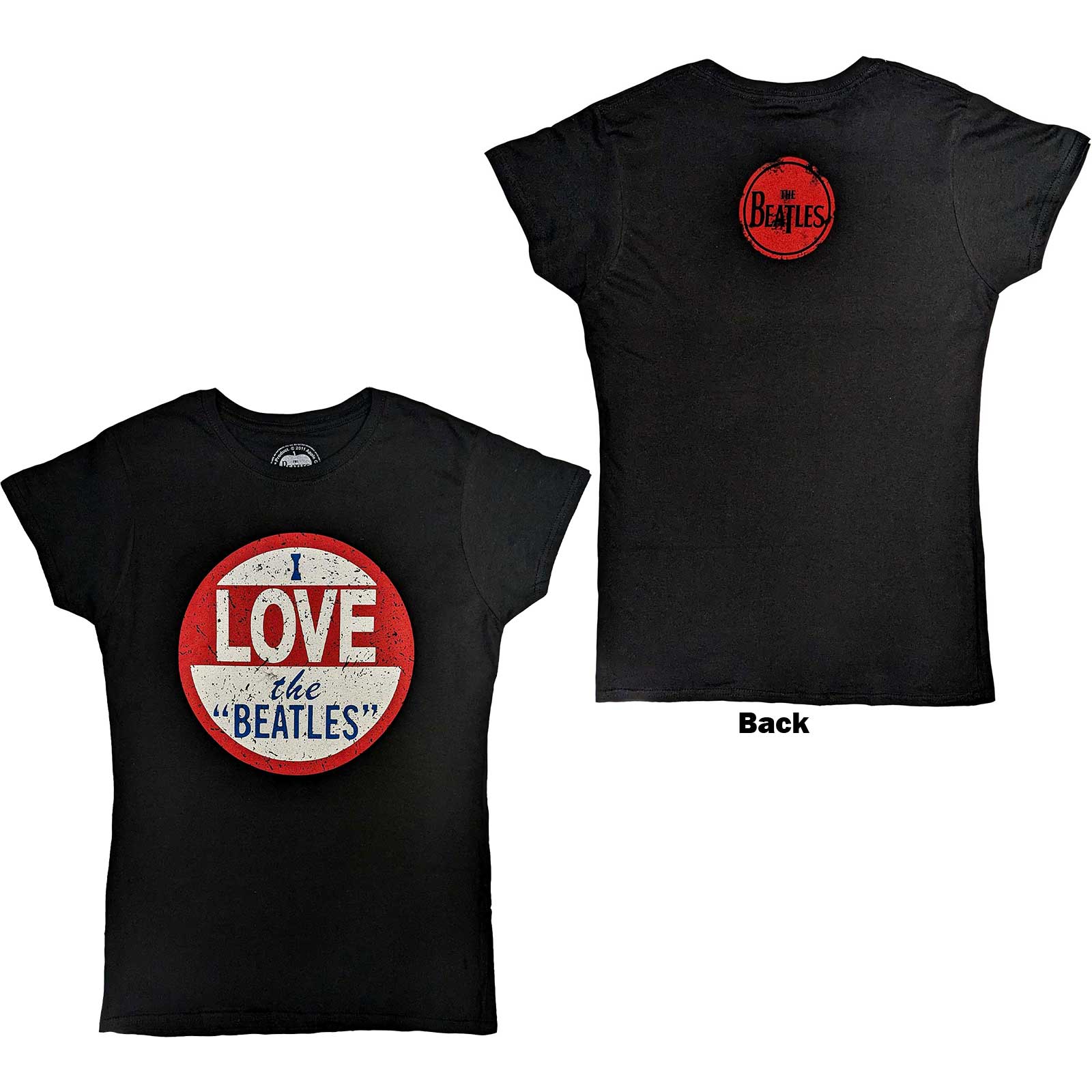 THE BEATLES T-Shirt for Ladies, I Love The Beatles