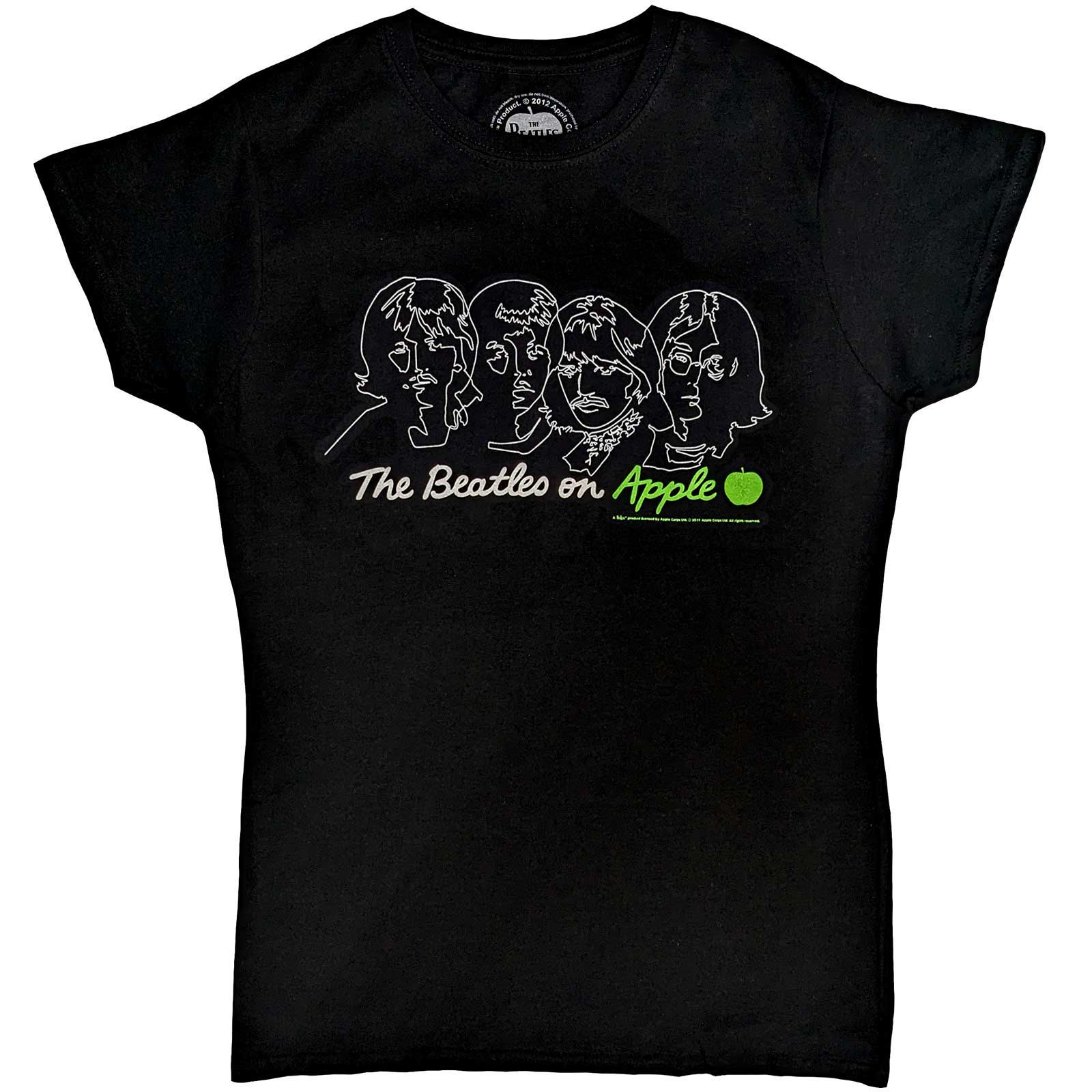 THE BEATLES T-Shirt for Ladies, On Apple