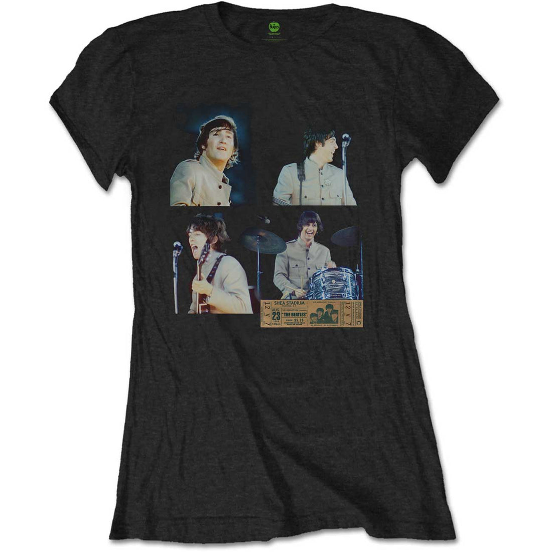 THE BEATLES T-Shirt for Ladies, Shea Stadium Shots