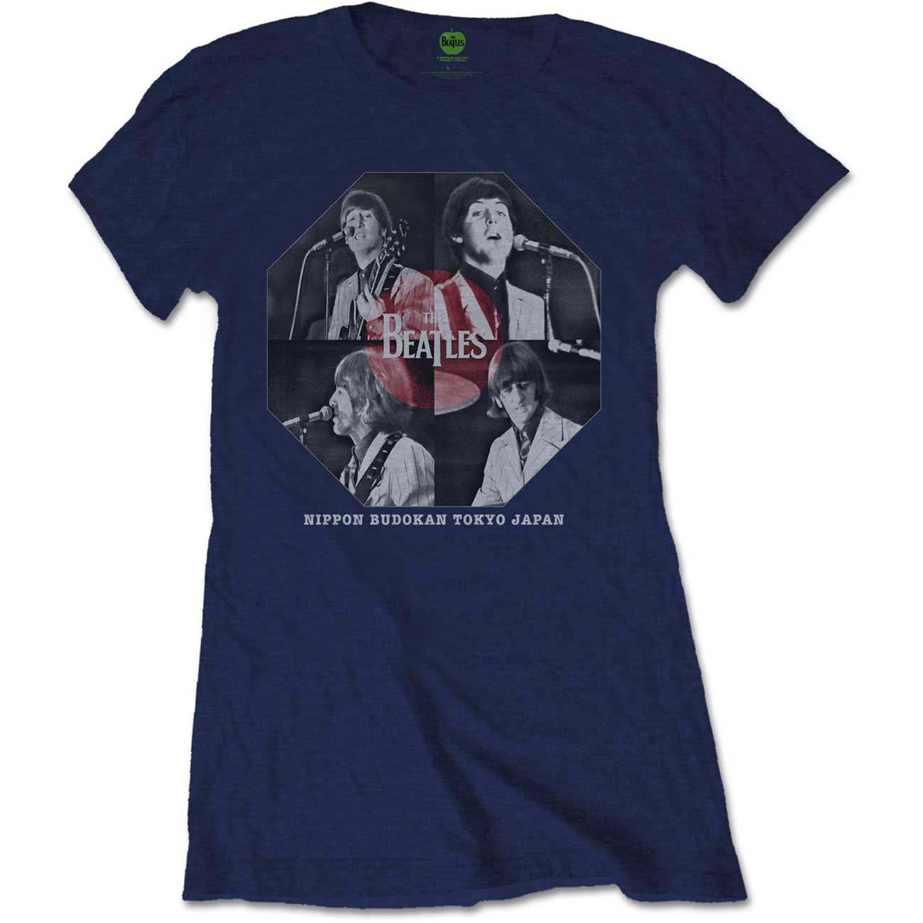 THE BEATLES T-Shirt for Ladies, Budokan Octagon