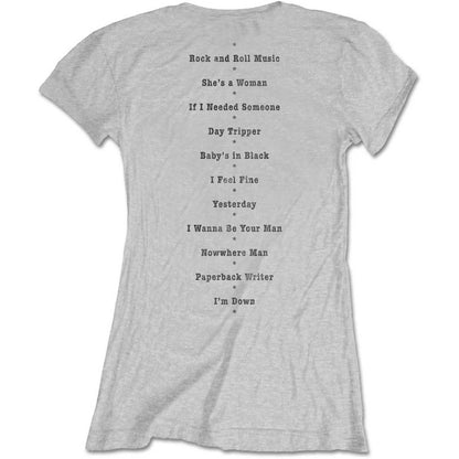 THE BEATLES T-Shirt for Ladies, Budokan Set List