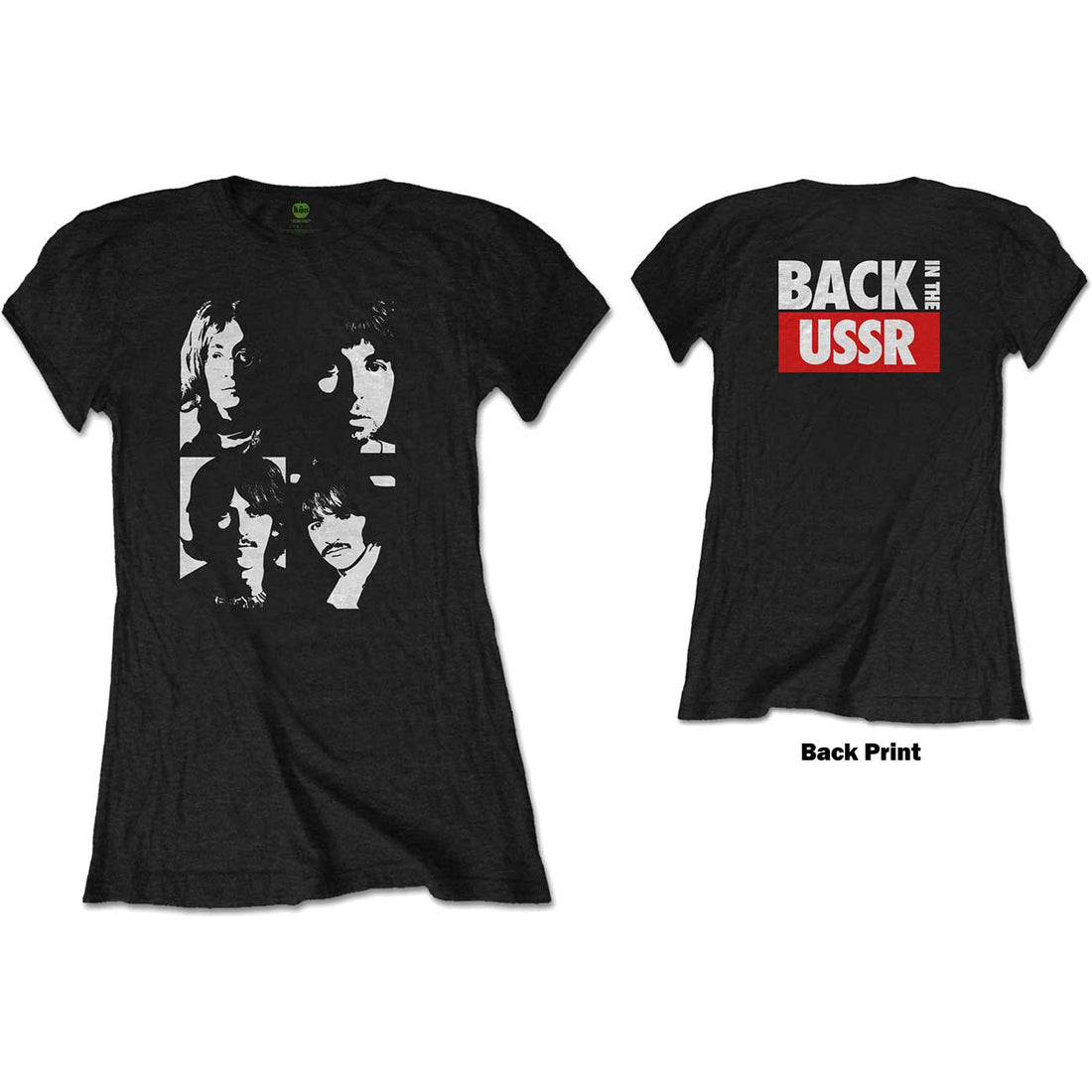 THE BEATLES T-Shirt for Ladies, Back In The Ussr