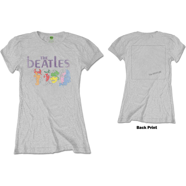 THE BEATLES T-Shirt for Ladies, White Album Back