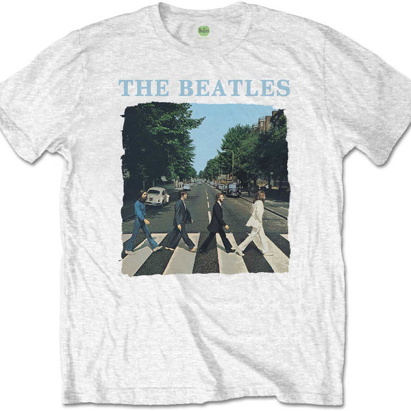 THE BEATLES Attractive T-Shirt, Abbey Road & Logo