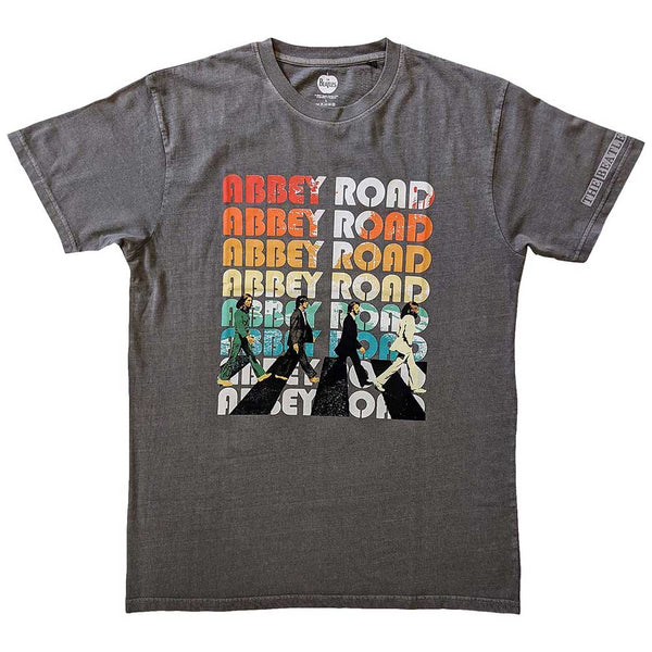THE BEATLES Attractive T-Shirt, Abbey Stacked