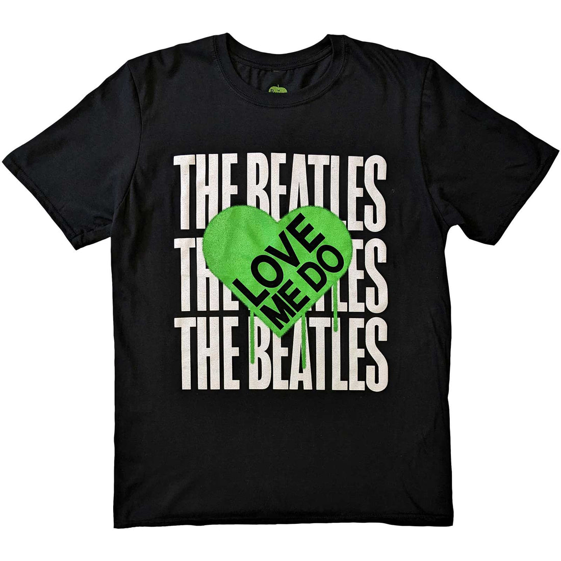 THE BEATLES Attractive T-Shirt, Grafitti Heart