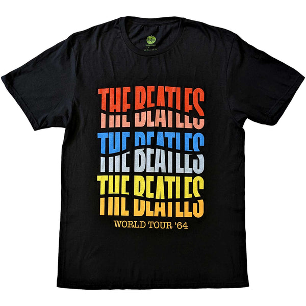 THE BEATLES Attractive T-Shirt, Color Wave