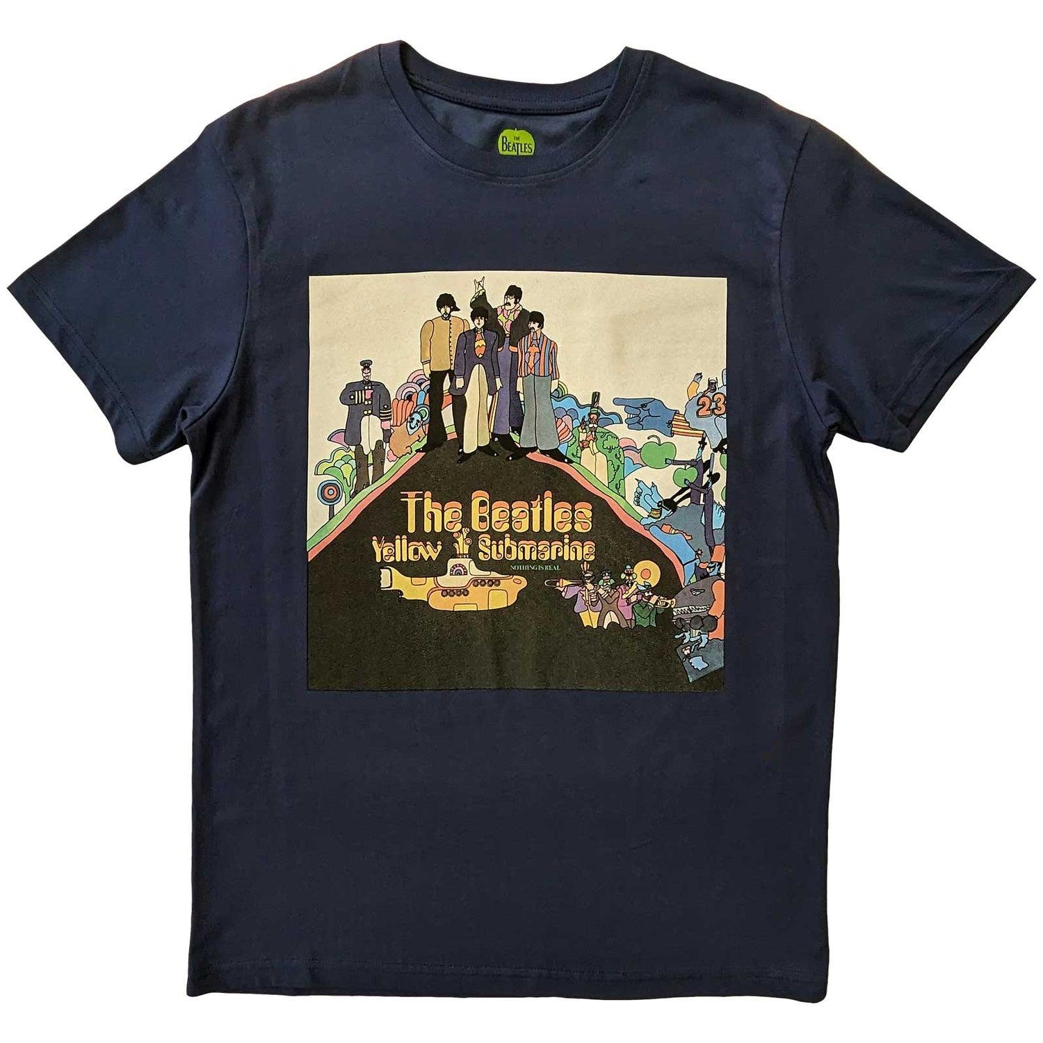 THE BEATLES Attractive T-Shirt, Yellow Submarine Album Cover