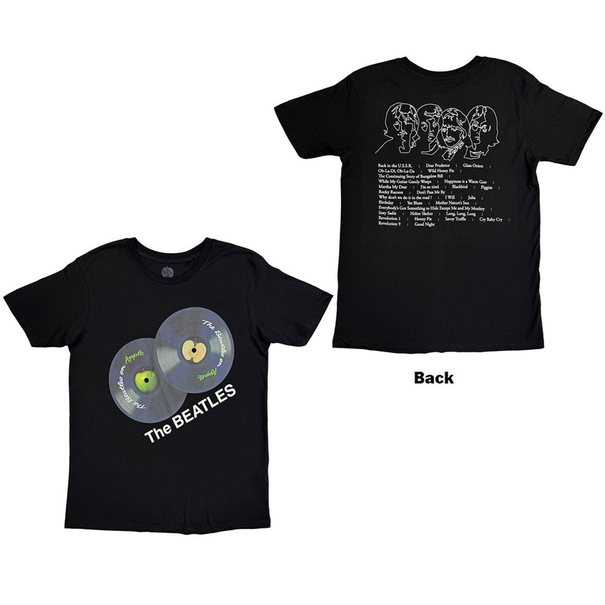 THE BEATLES Attractive T-Shirt, The Beatles On Apple
