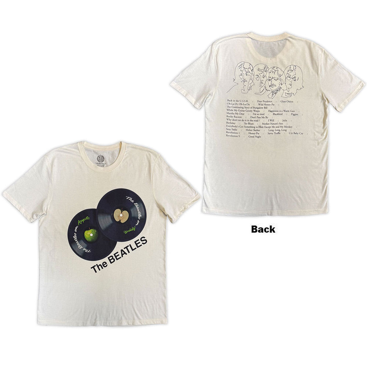 THE BEATLES Attractive T-Shirt, On Apple